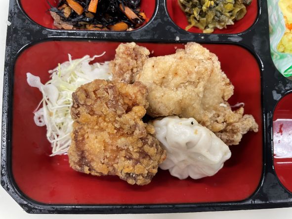 醤油唐揚げ&レンコン饅頭