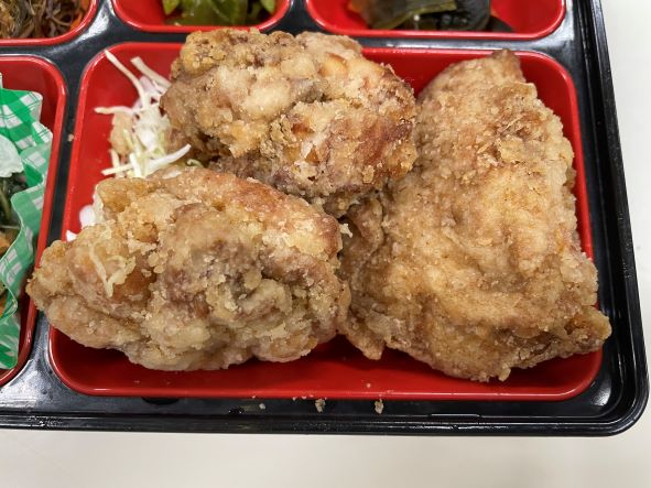 にんにく醤油がいい感じの唐揚げ