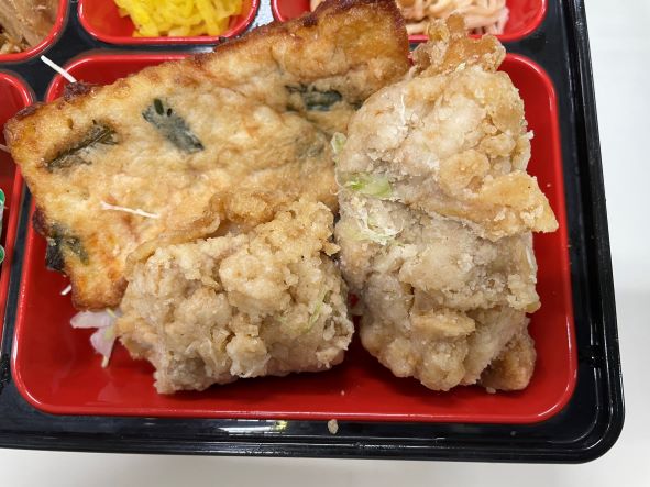 塩唐揚げ&五目野菜天