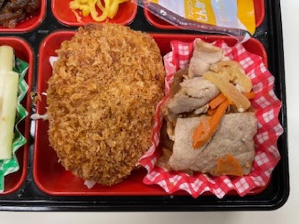 豚の生姜焼き＆とんかつ