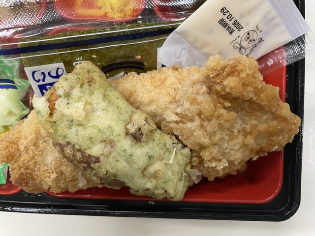 *復活弁当の日*のりタルタル弁当